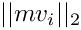 $||mv_i||_2$