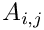 $A_{i,j}$