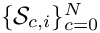 $ \{\mathcal{S}_{c,i}\}_{c=0}^N $