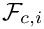 $\mathcal{F}_{c,i}$