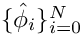 $ \{\hat{\phi}_i\}_{i=0}^{N} $