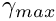 $ \gamma_{max} $