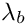 $\lambda_b $