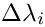 $\Delta \lambda_i $