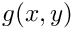$ g(x,y)$
