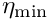 $\eta_{\min}$