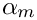 $\alpha_m$