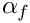$\alpha_f$
